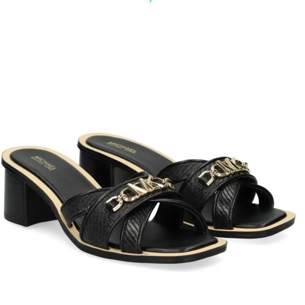 BRAND NEW MICHAEL KORS TIFFANIE LEATHER SANDAL